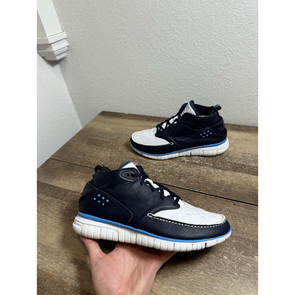 NIKE FREE HYBRID BOOT‎ White Blue Size 9 Rare Shoes Sneakers Sample